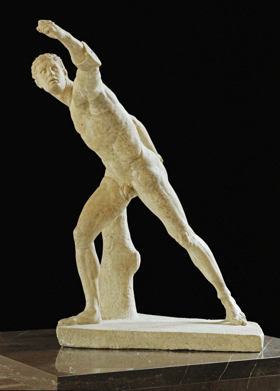 The Borghese Gladiator, Found at Anzio, Italy by Agasias Agasias