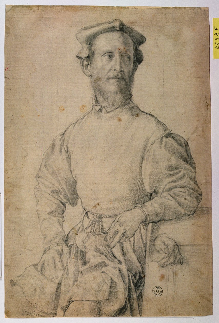 Portrait of Jacopo Pontormo (1497-1557) by Agnolo Bronzino