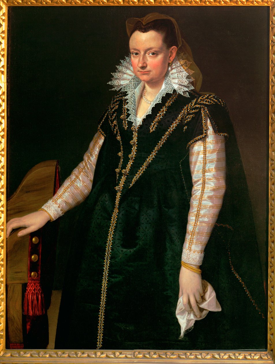Eleonora of Toledo, Wife of Cosimo I Medici by Agnolo di Cosimo Bronzino
