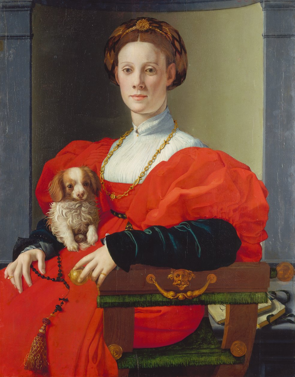 Portrait of a Lady in Red, c.1533 by Agnolo di Cosimo Bronzino