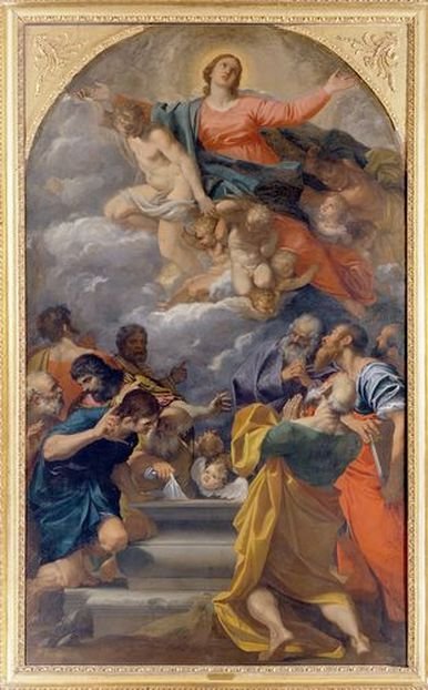 Assumption by Agostino Carracci: Premium art reproduction