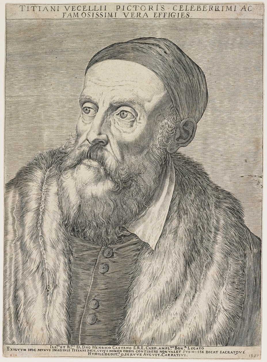 Titian by Agostino Carracci