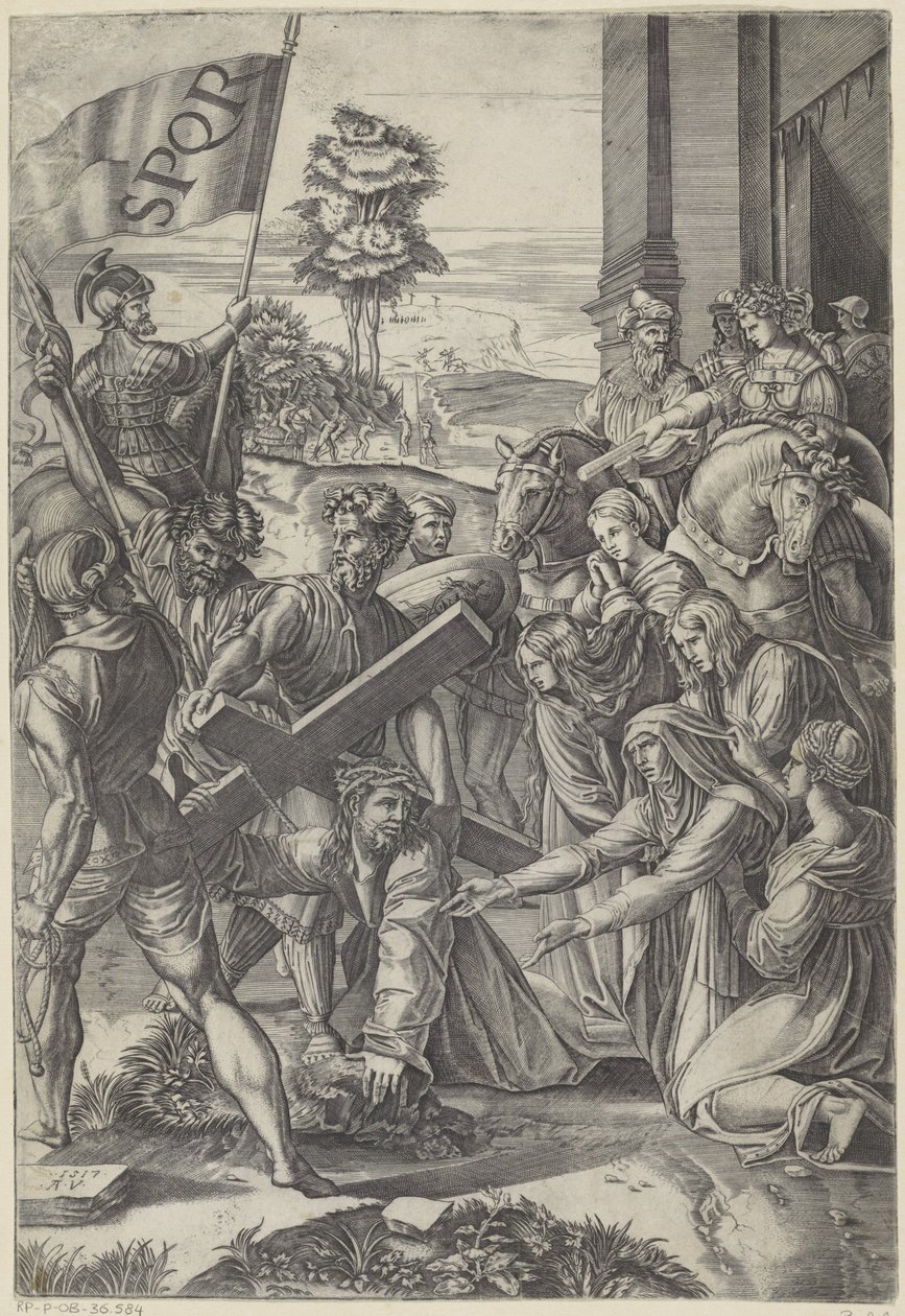 Christ Collapses Under the Weight of the Cross