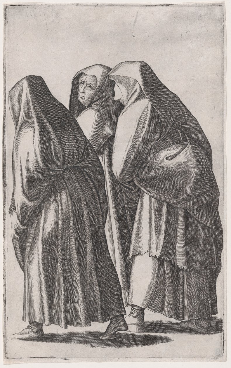 The Three Holy Women Going to the Sepulchre by Agostino Veneziano