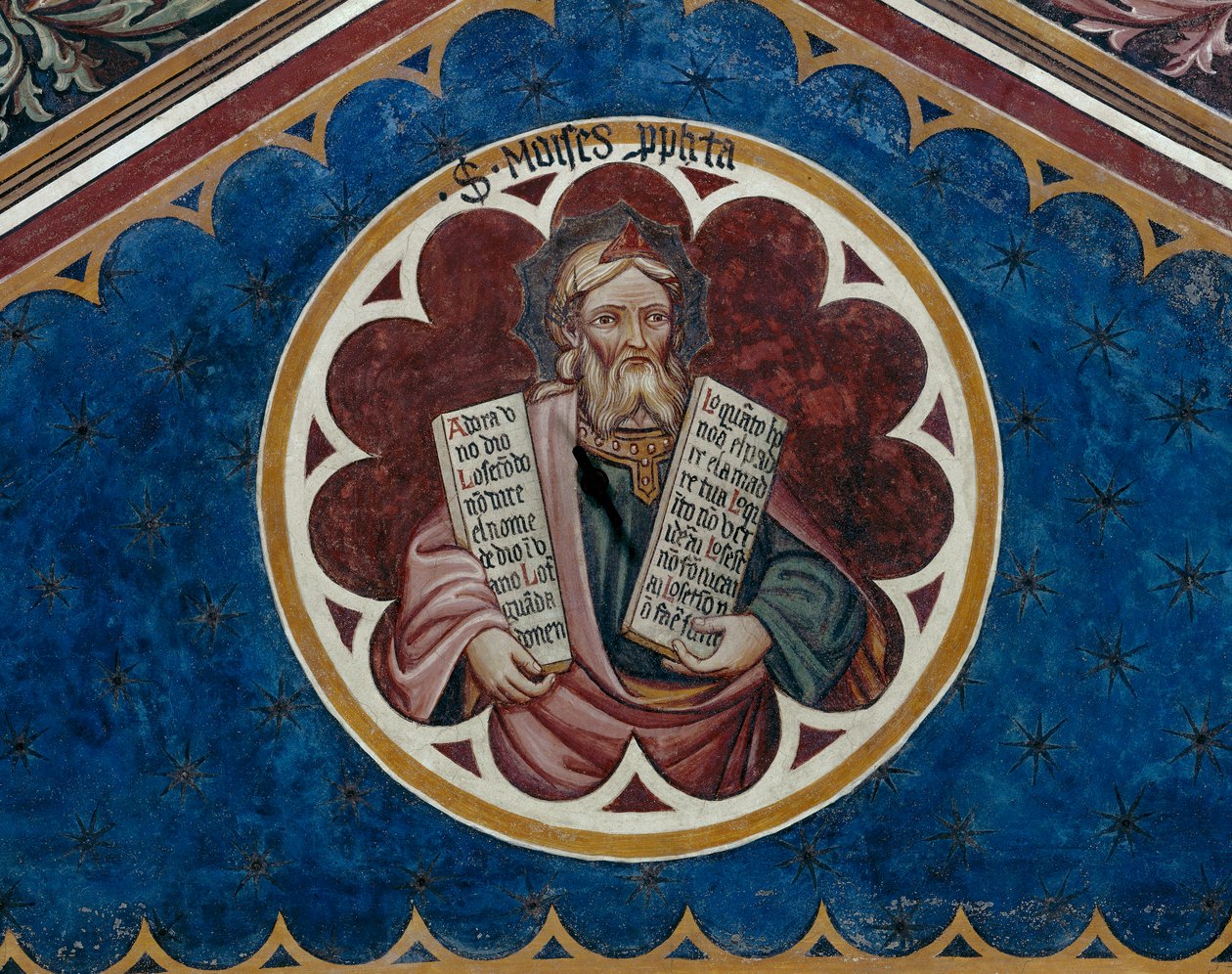 Moses (detail) by Agostino di Marsiglio