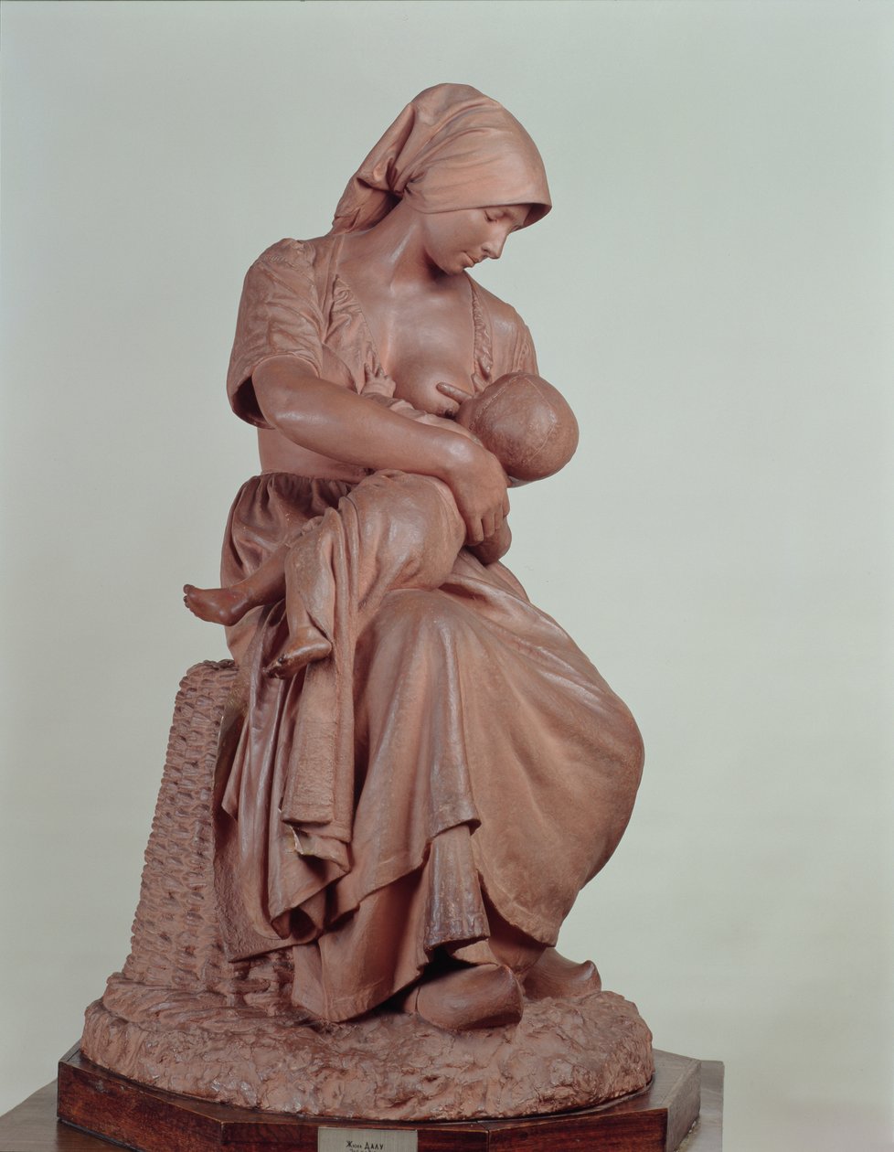 Peasant Woman Nursing an Infant, 1873 by Aime Jules Dalou