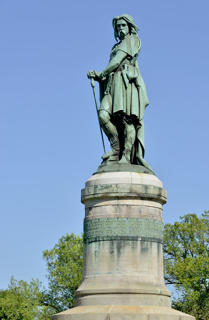 Colossal Statue of Vercingetorix (72-46 BC) by Aime Millet
