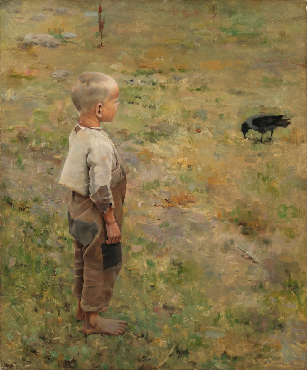Boy with a Crow by Akseli Gallen-Kallela