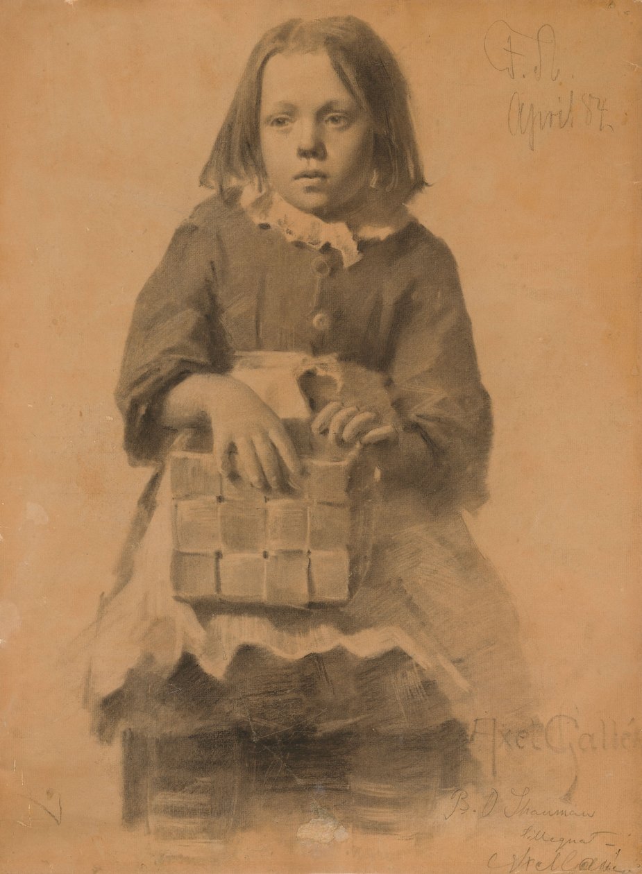 Girl with Birch Basket by Akseli Gallen-Kallela