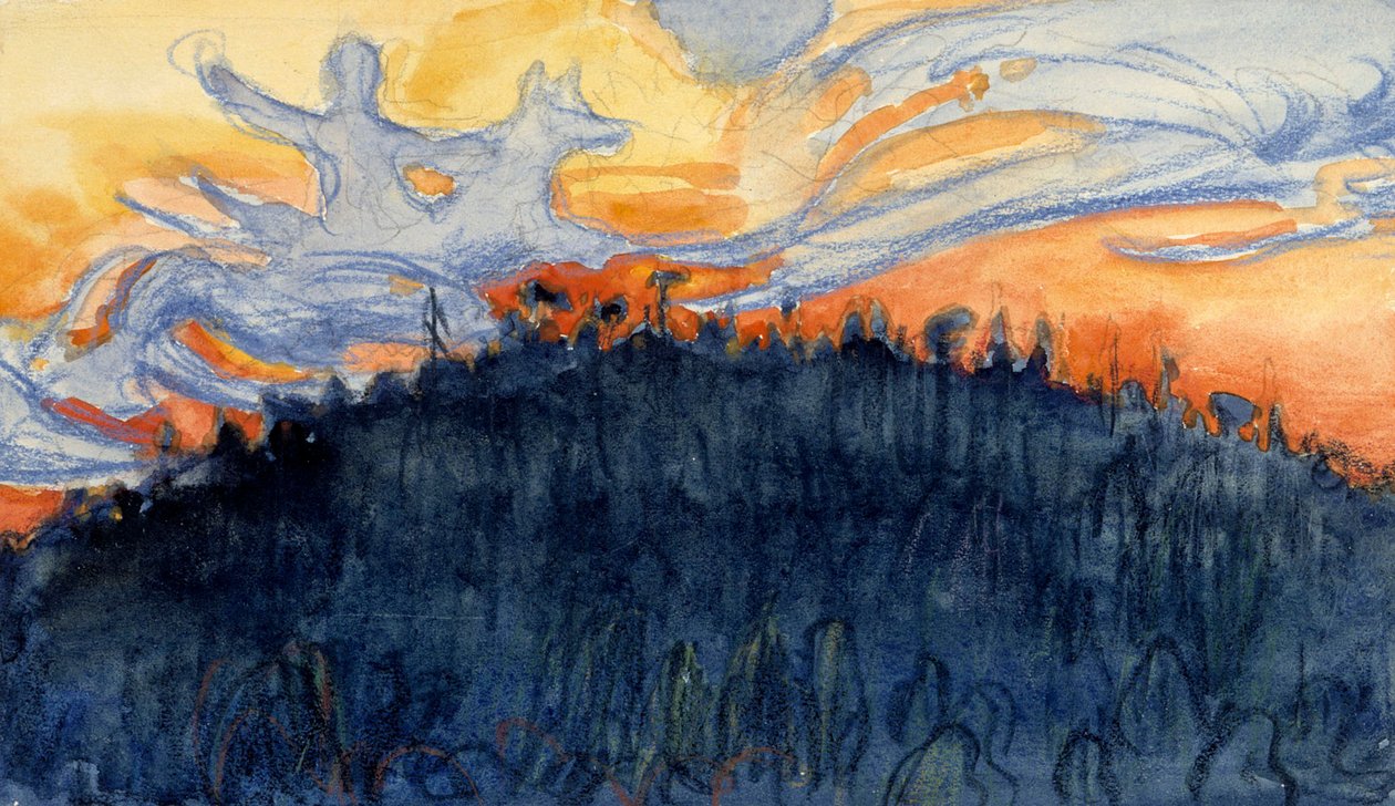 Impivaara from Far by Akseli Gallen-Kallela