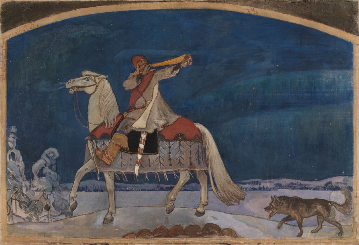 Kullervo Sets off for Battle by Akseli Gallen-Kallela