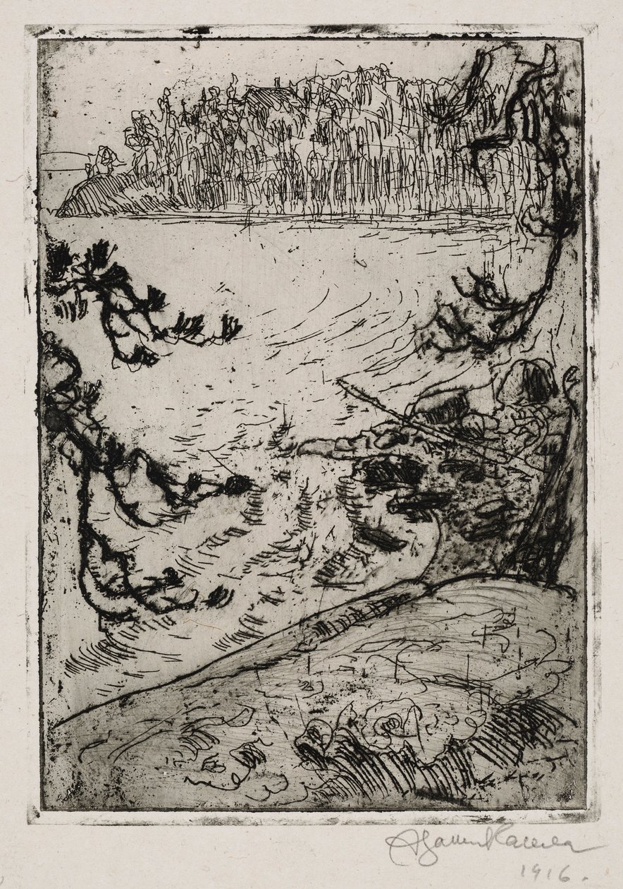 Lakeside Landscape by Akseli Gallen-Kallela