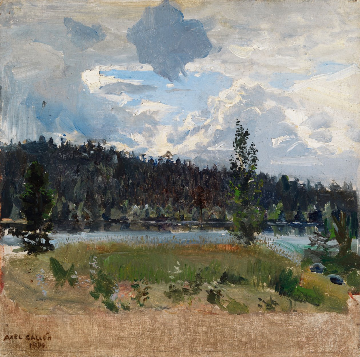 Light Behind the Clouds by Akseli Gallen-Kallela