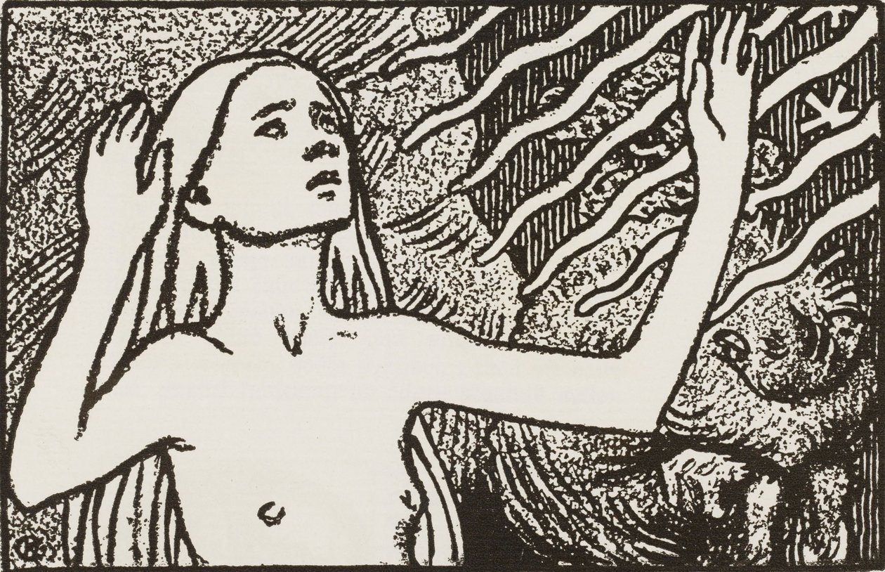 Praying Maiden by Akseli Gallen-Kallela