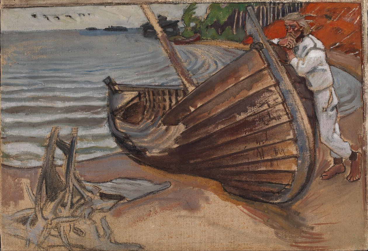 The Lamenting Boat by Akseli Gallen-Kallela