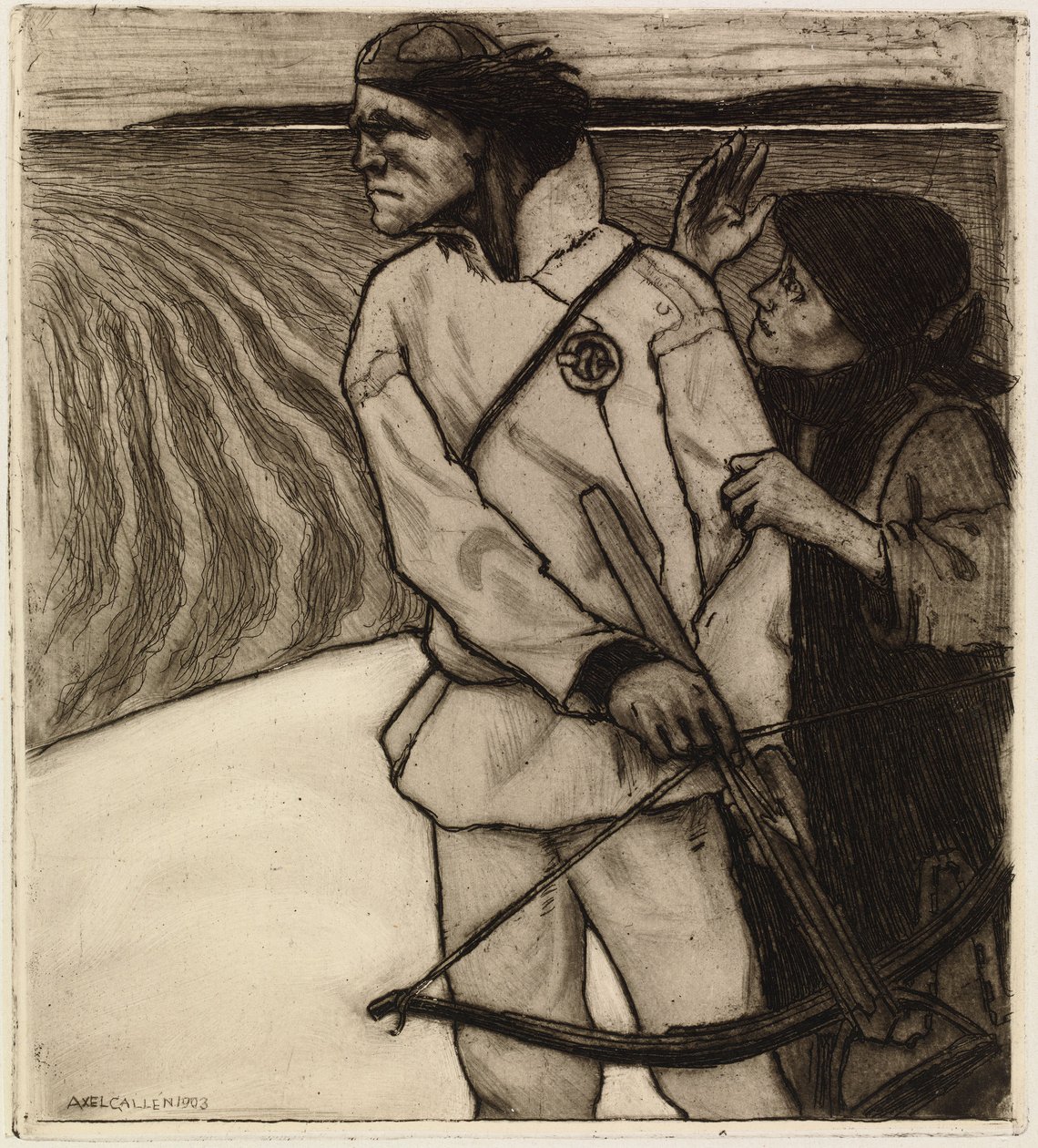 Vengeance of Joukahainen by Akseli Gallen-Kallela