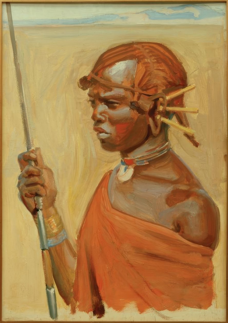 Portrait of Goia Gidogo by Akseli Valdemar Gallen-Kallela