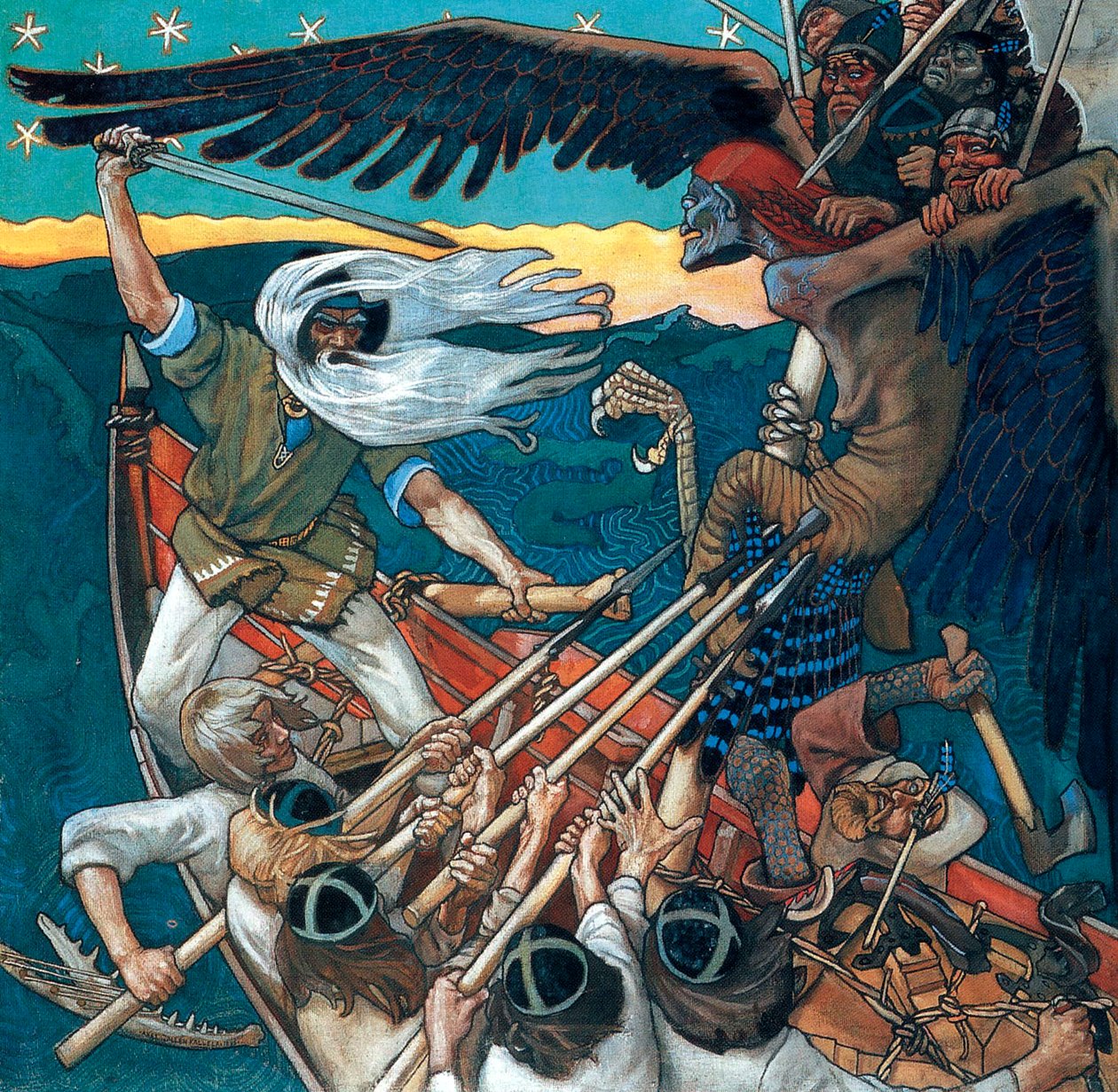 The Defence of the Sampo by Akseli Valdemar Gallen-Kallela