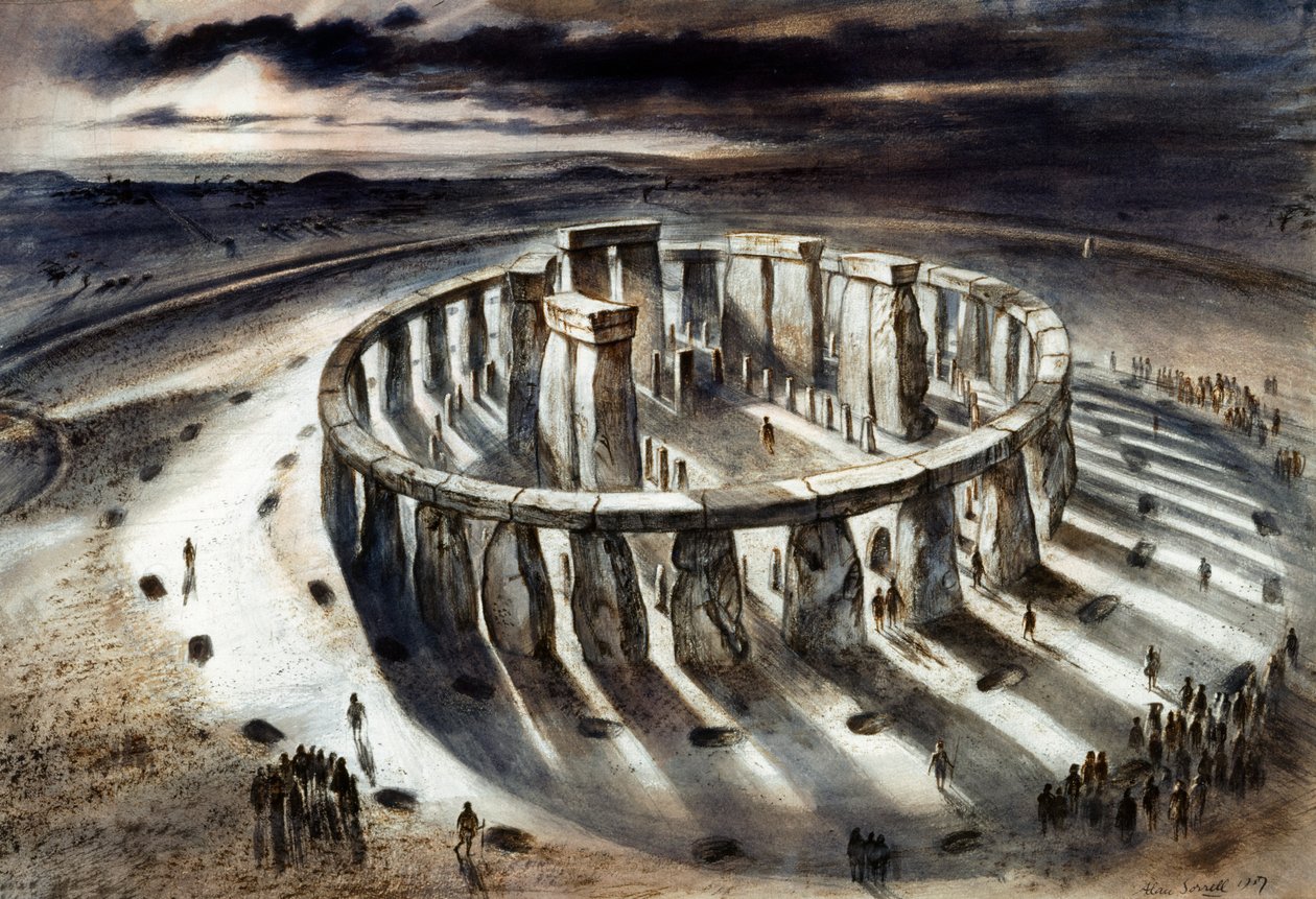 Stonehenge 1000 BC, c. 1960s by Alan Ernest Sorrell
