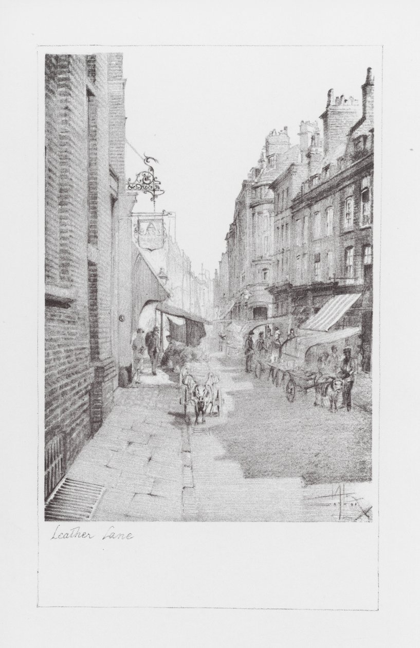 London Lanes: Leather Lane by Alan Stapleton