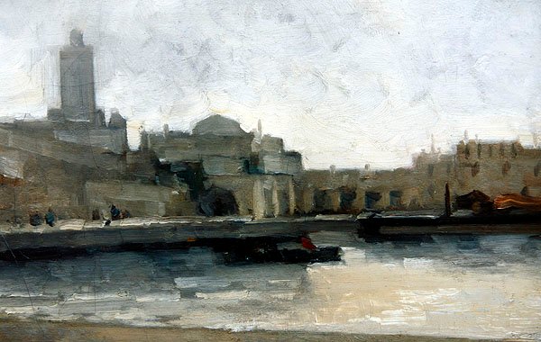 The Admiralty of Algiers, 1876 by Albert Charles Lebourg
