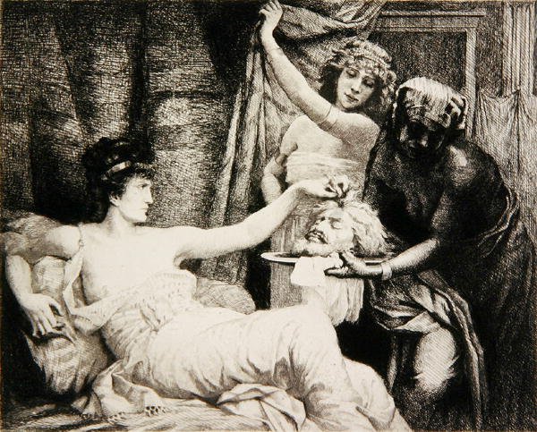 Herodias c.1878 by Albert Alexander Paul Rouffio