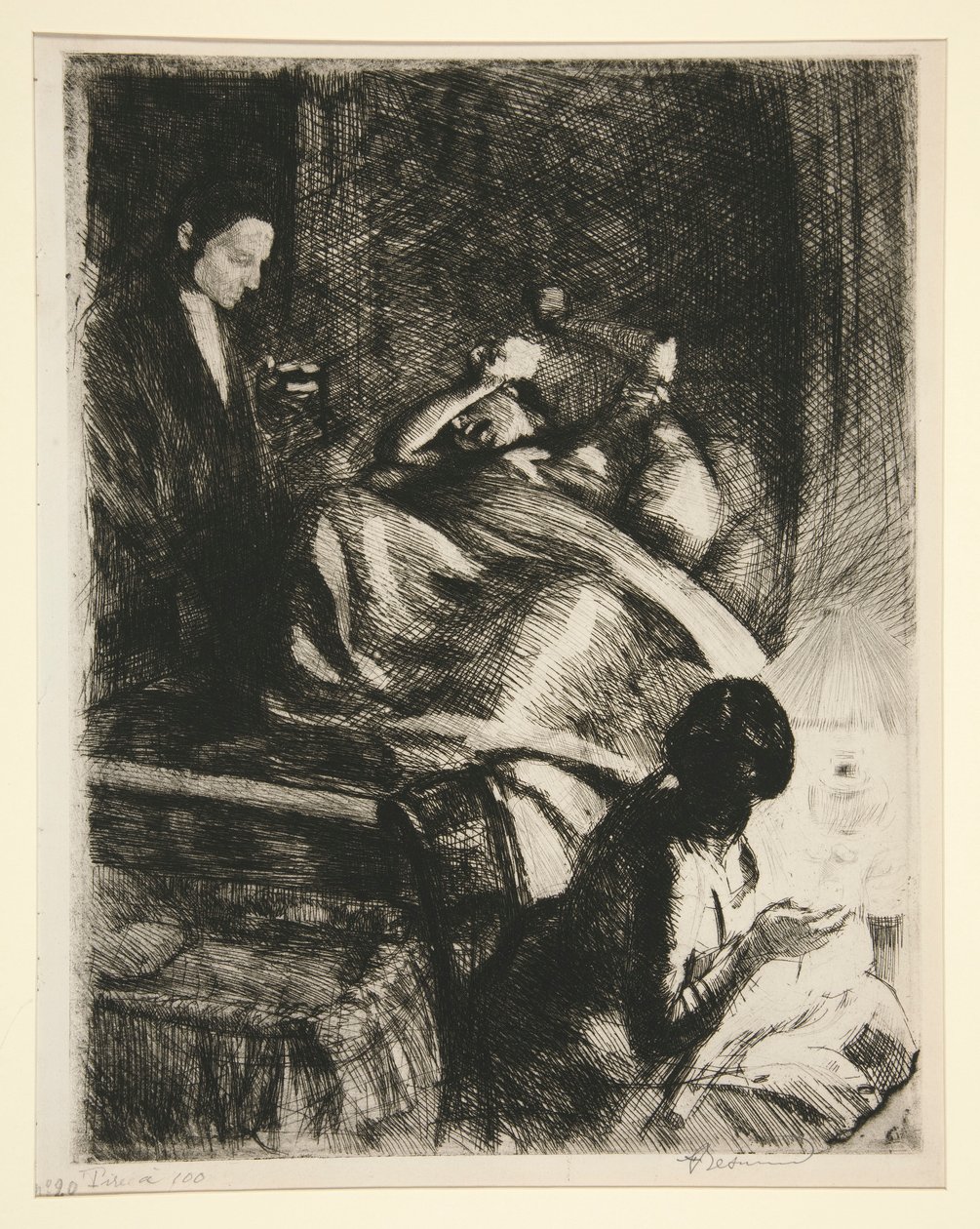 L by Albert Besnard: Highest-quality art reproduction