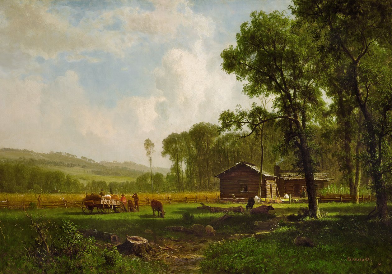 Early Settlers by Albert Bierstadt