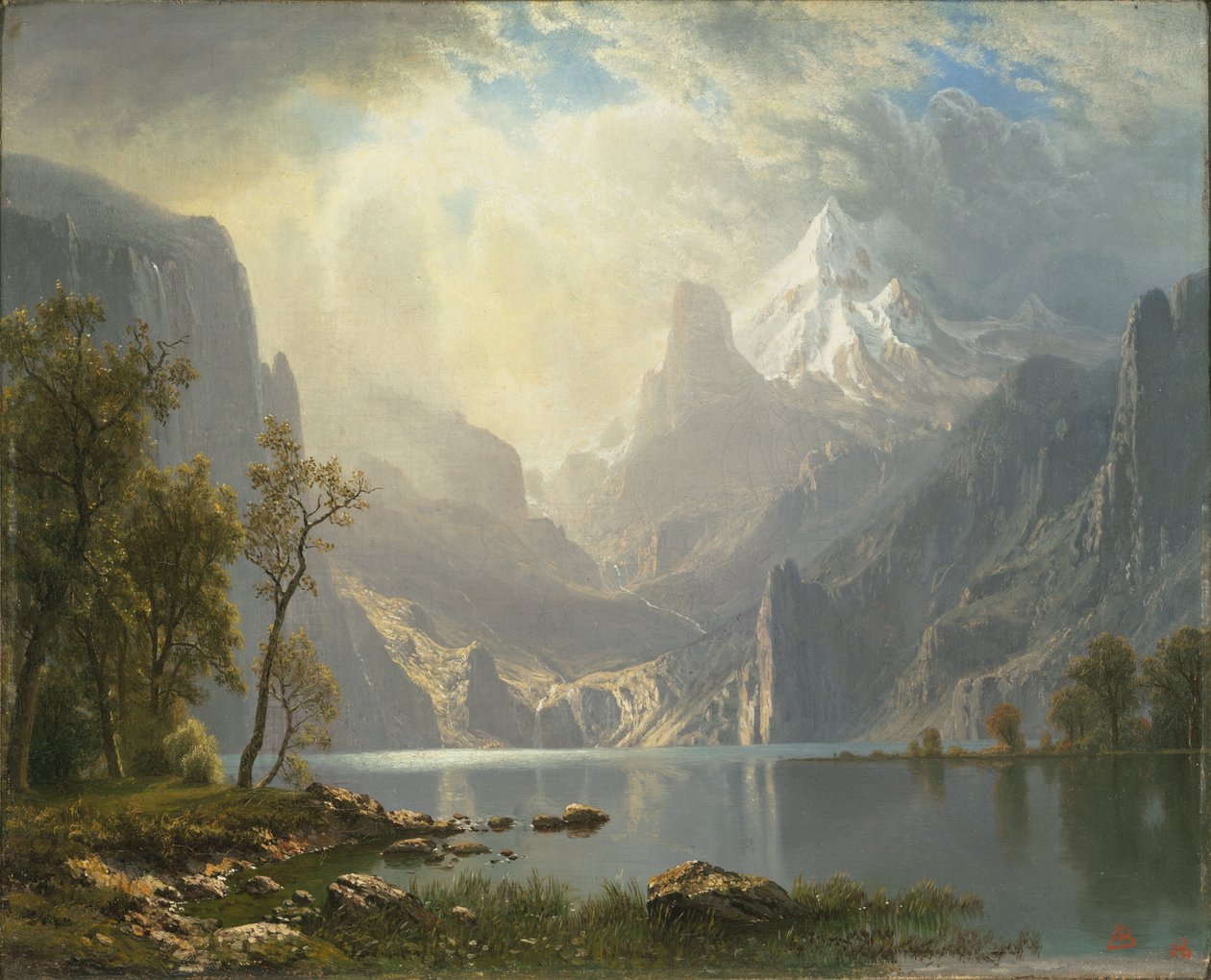 In the Sierras by Albert Bierstadt