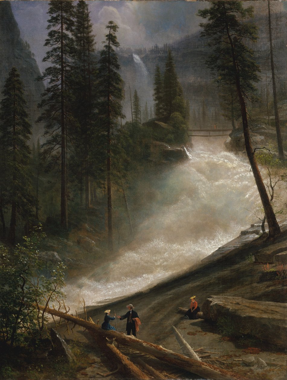 Nevada Falls, Yosemite, 1872 or 1873 by Albert Bierstadt