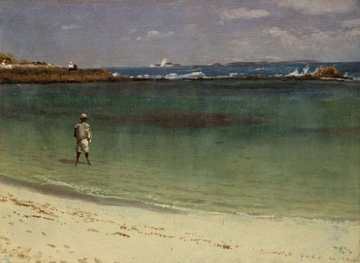 West Indies Coast Scene by Albert Bierstadt