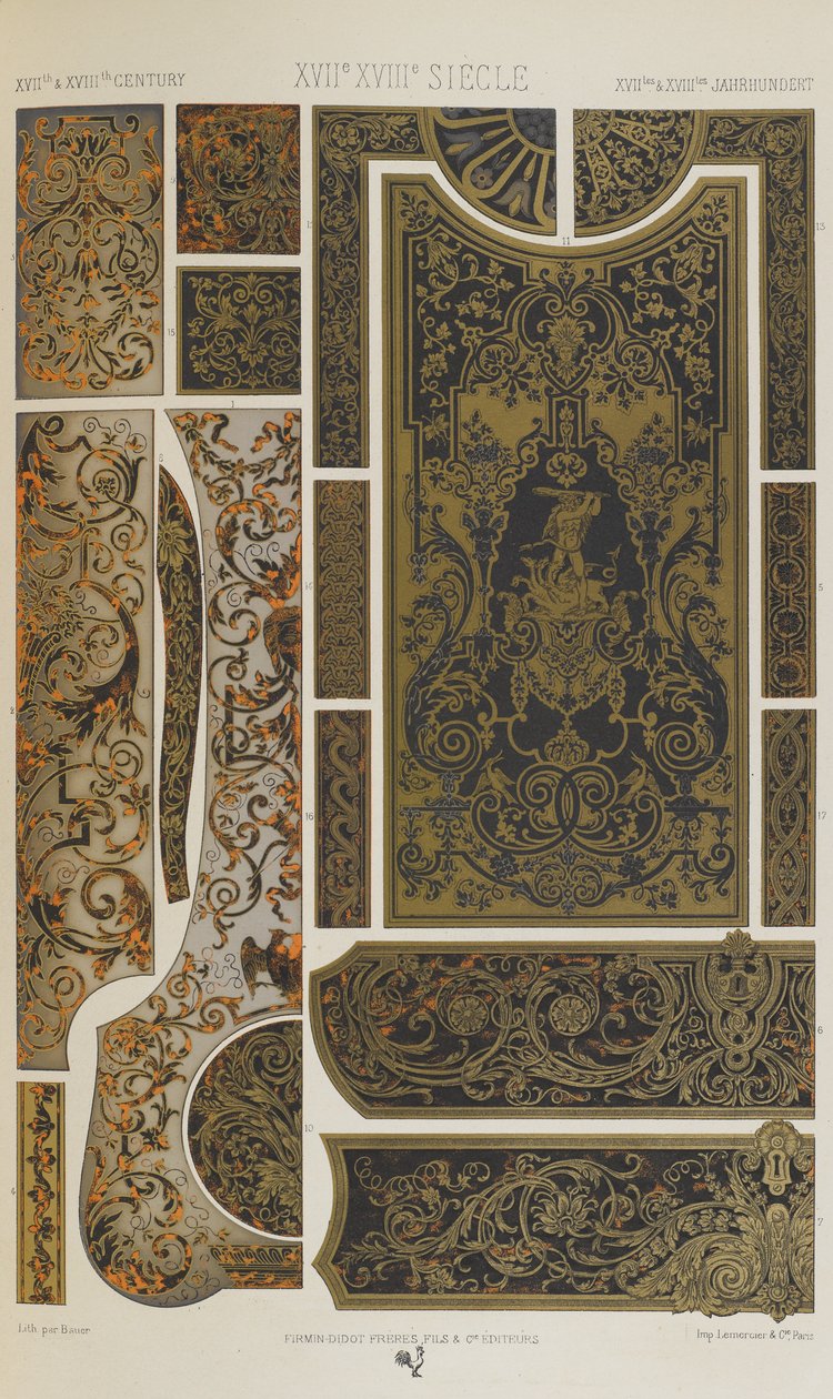 XVII and XVIII Centuries, plate 84 from 