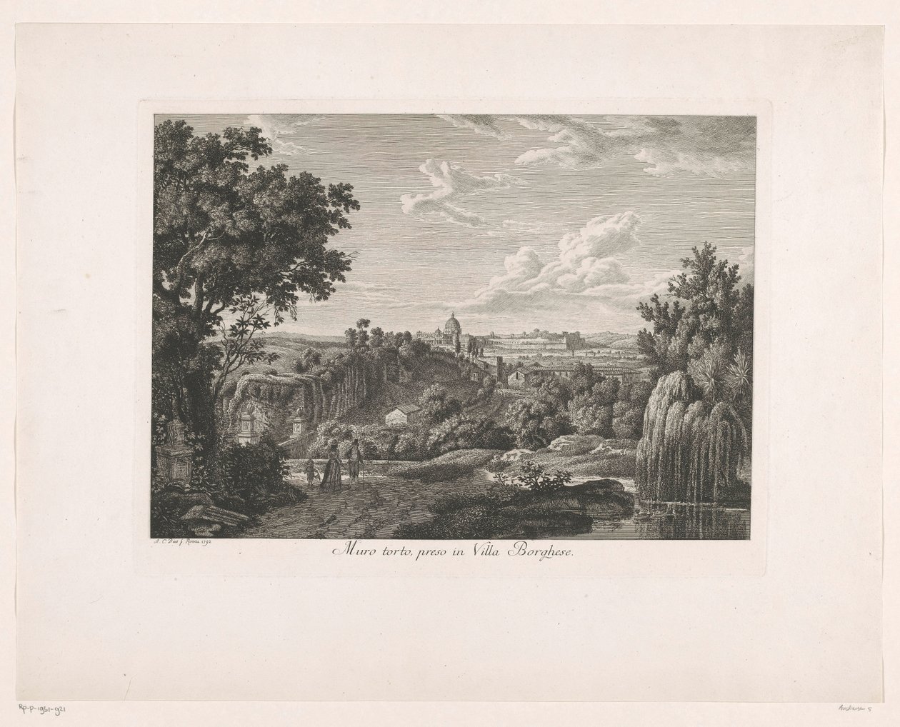 Overgrown Wall at Villa Borghese (series title) by Albert Christoph Dies
