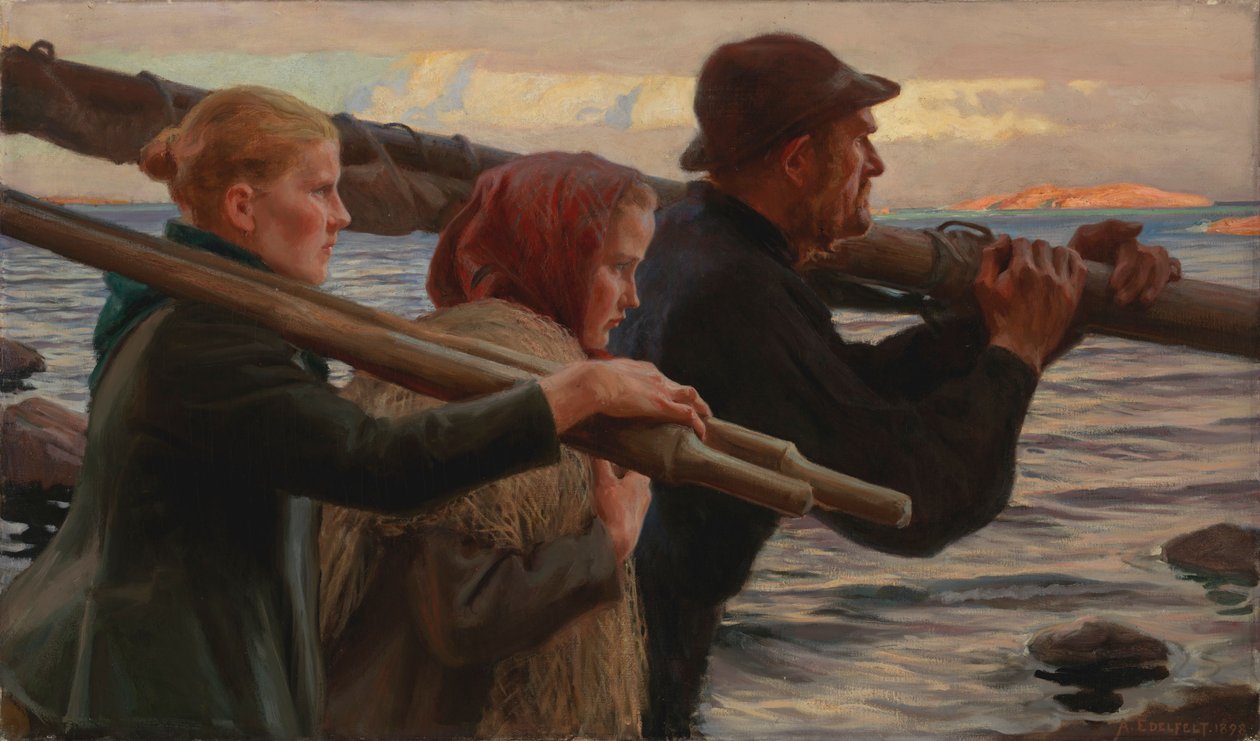 In the Outer Archipelago by Albert Edelfelt