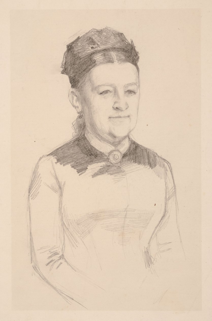 Portrait Study of Mrs. Anna Sinebrychoff by Albert Edelfelt