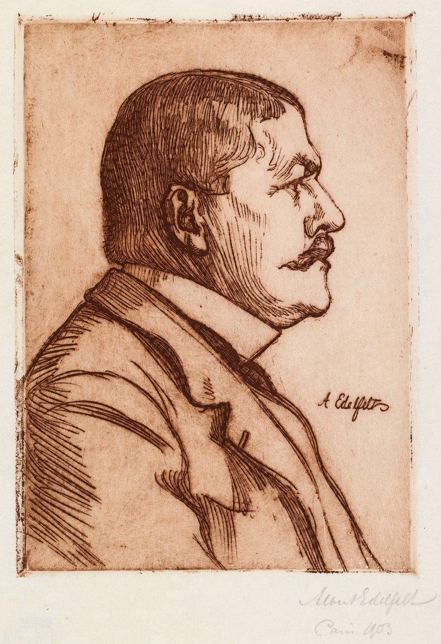 Portrait of Minister Jean-Baptiste Pasteur by Albert Edelfelt