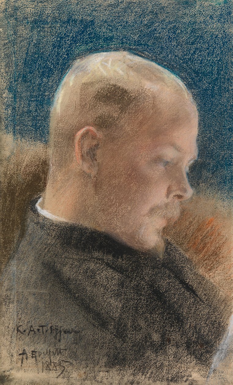 Portrait of the Author Karl A. Tavaststjerna by Albert Edelfelt
