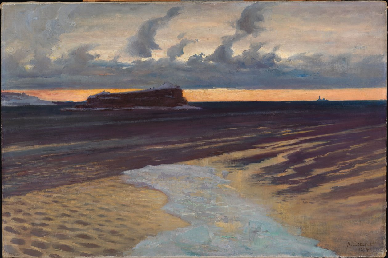 Särkkä Island, Helsinki by Albert Edelfelt