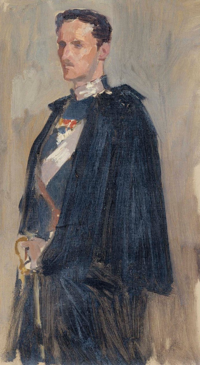 Sketch for the Portrait of Prince Carl by Albert Edelfelt