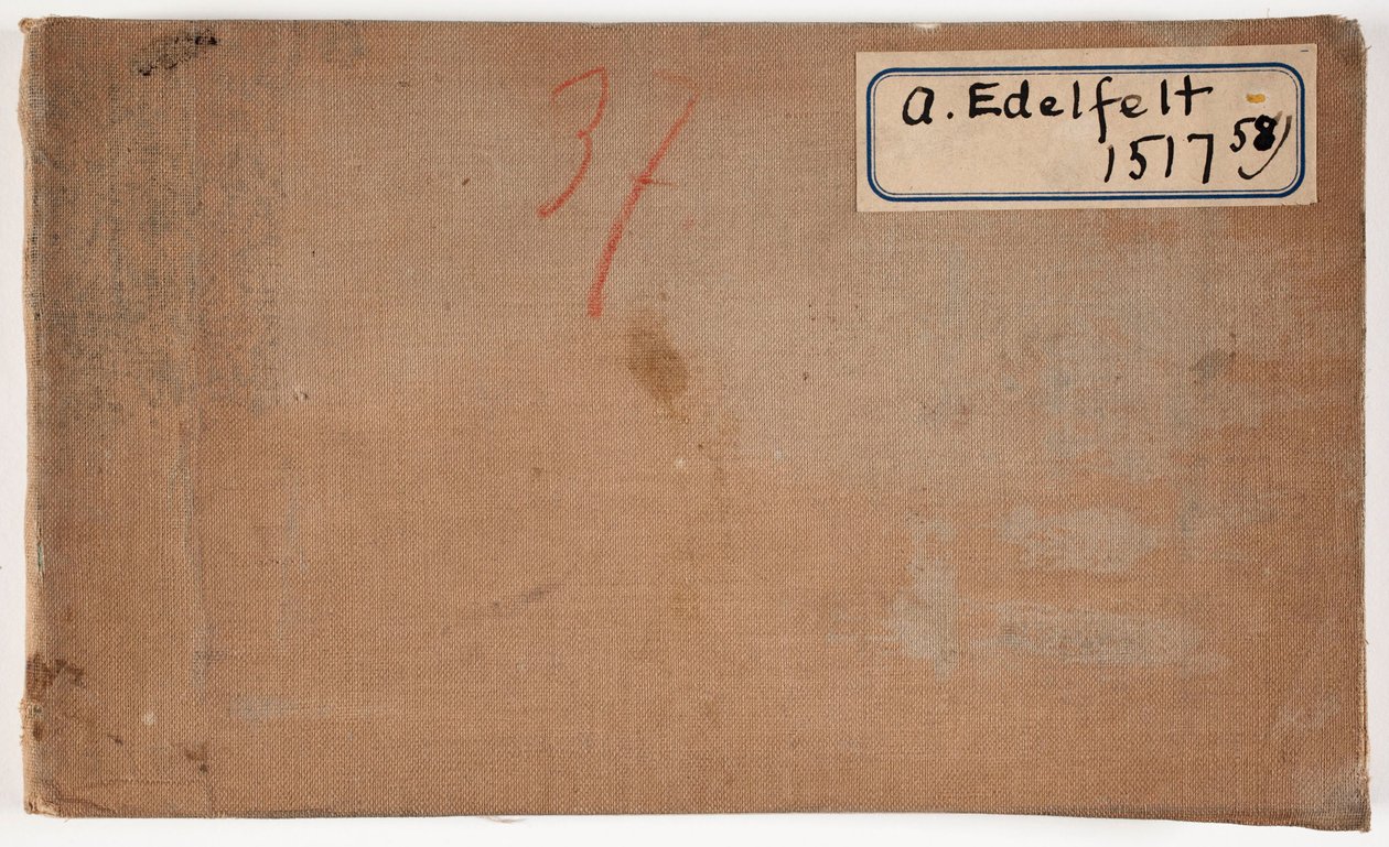 Sketchbook by Albert Edelfelt