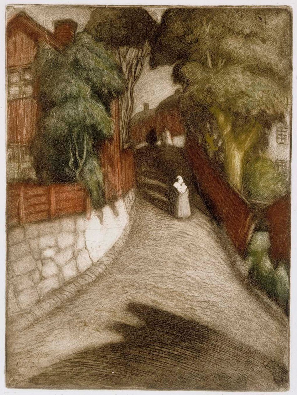 Street in Porvoo by Albert Edelfelt