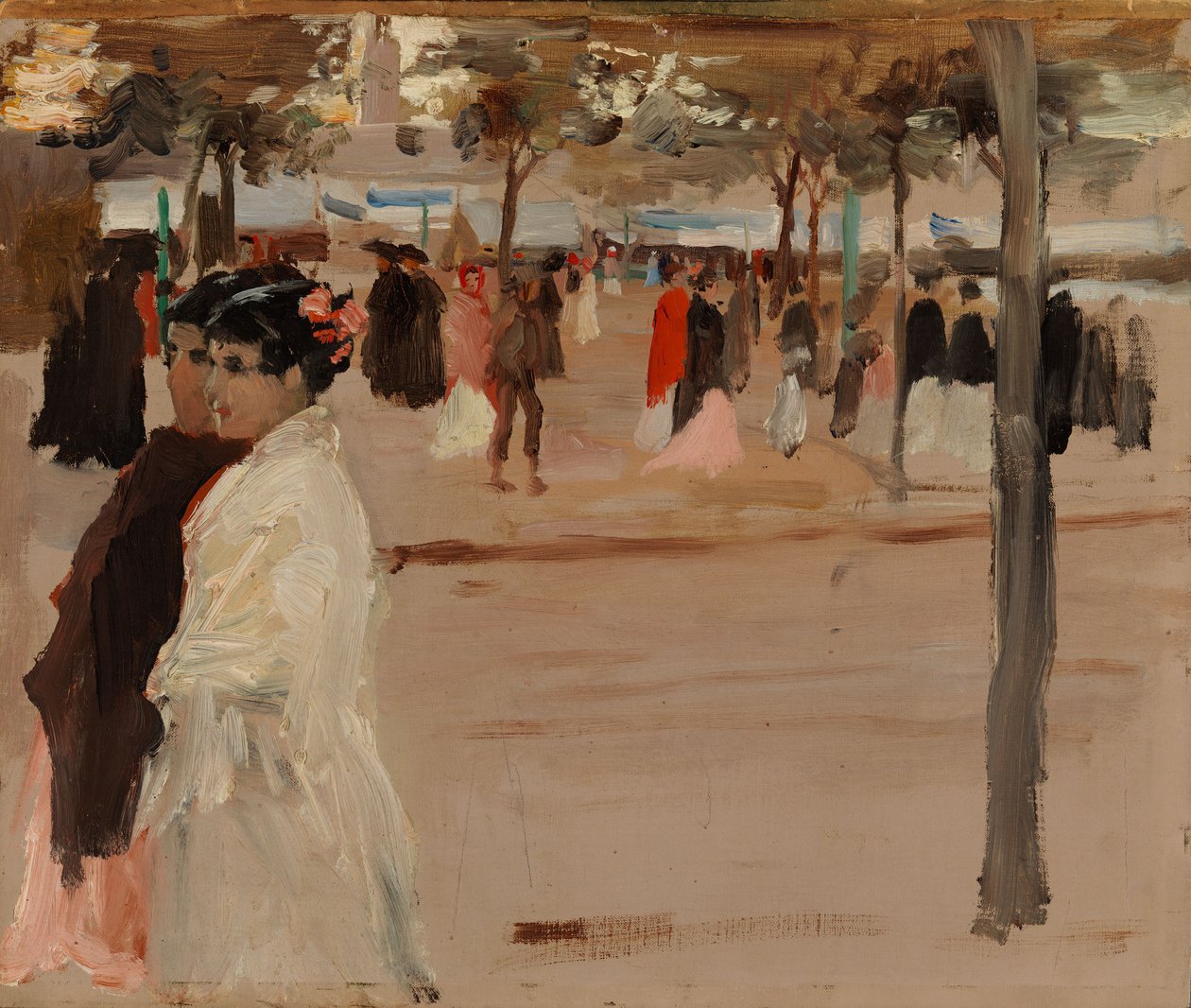 Study for the Shore Road, Seville by Albert Edelfelt