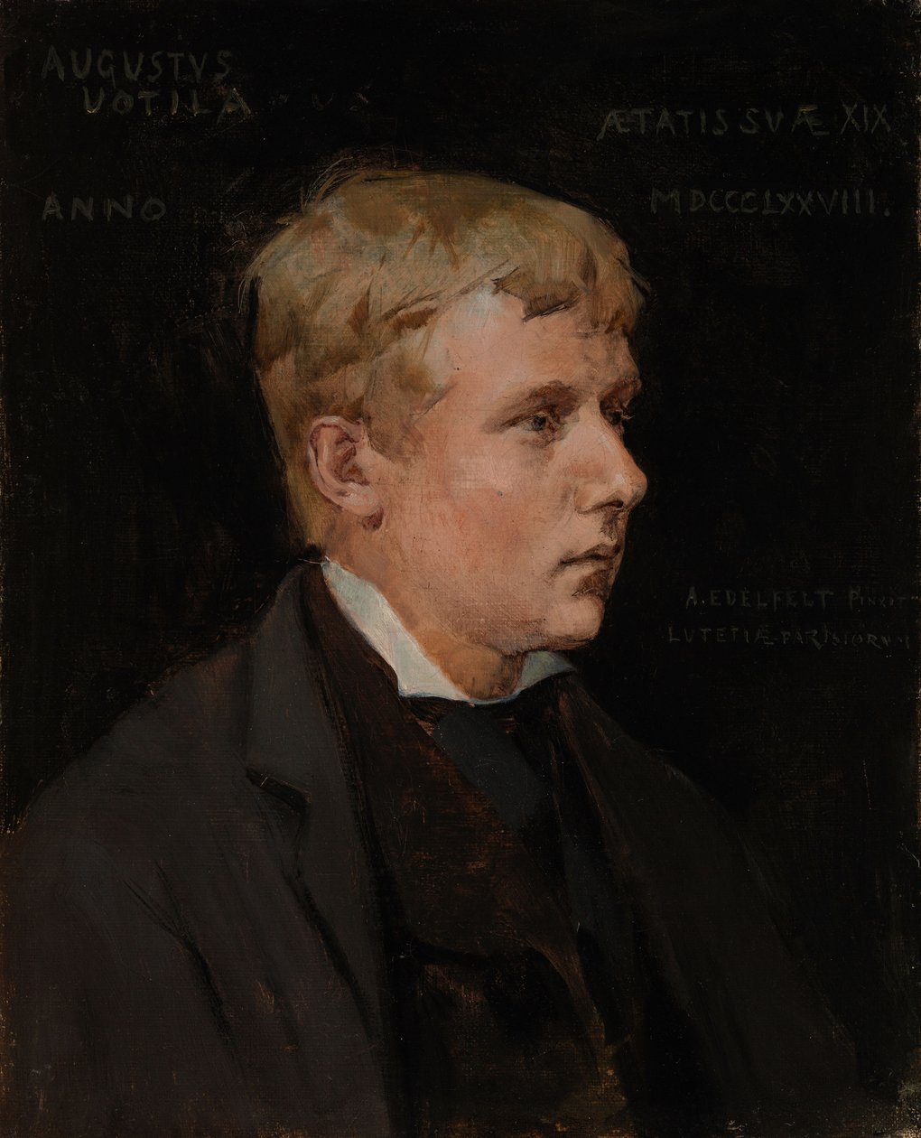 The Artist Aukusti Uotila, Study for Duke Karl Insulting the Corpse of Klaus Fleming by Albert Edelfelt