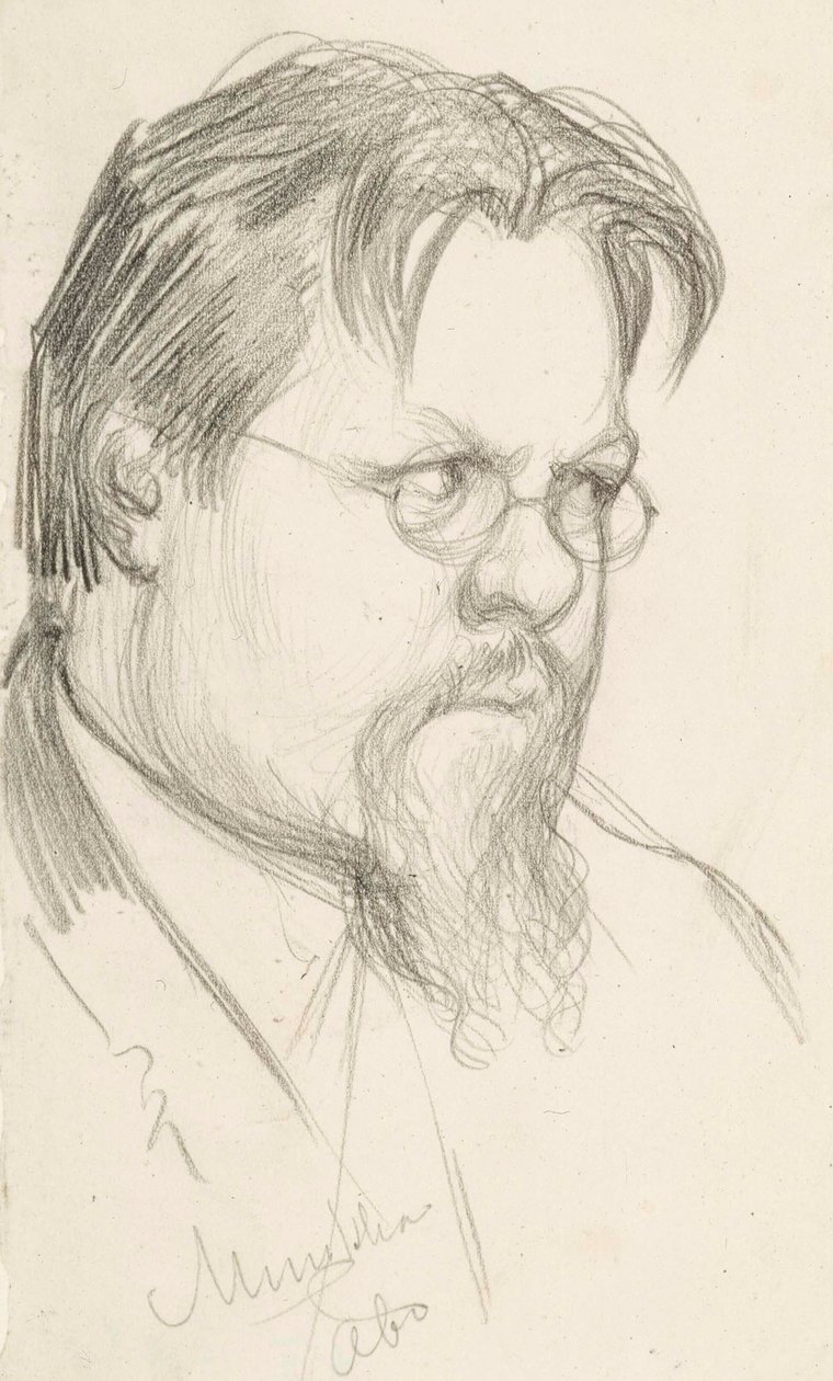 The Artist Elias Muukka by Albert Edelfelt