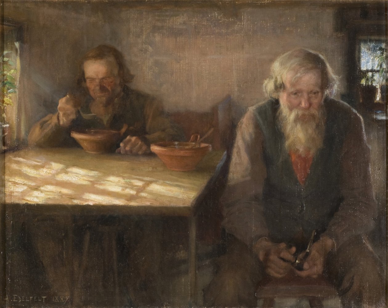 The Day of Rest by Albert Edelfelt