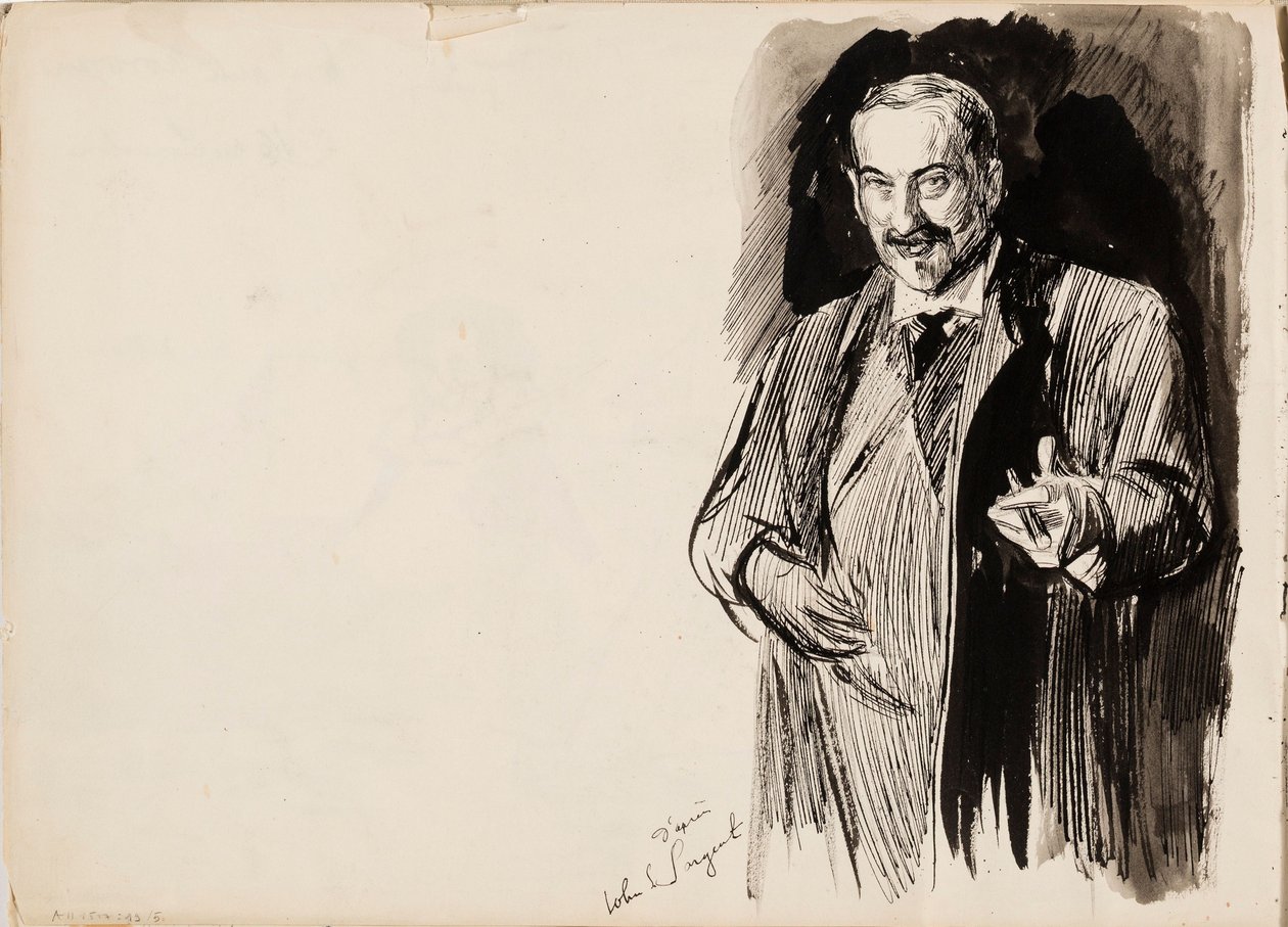 Asher Wertheimer after John S. Sargent by Albert Edelfelt