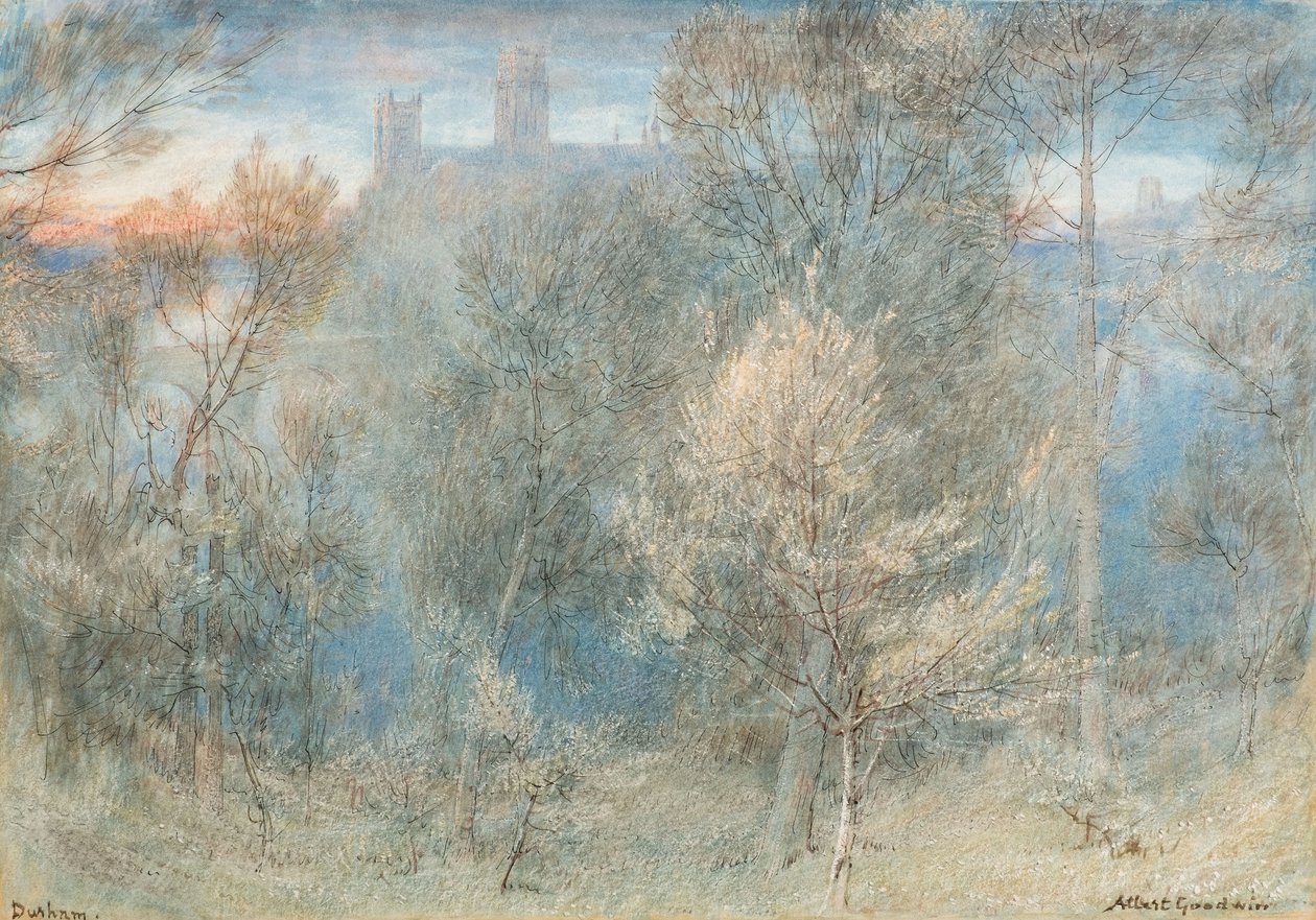 Durham by Albert Goodwin