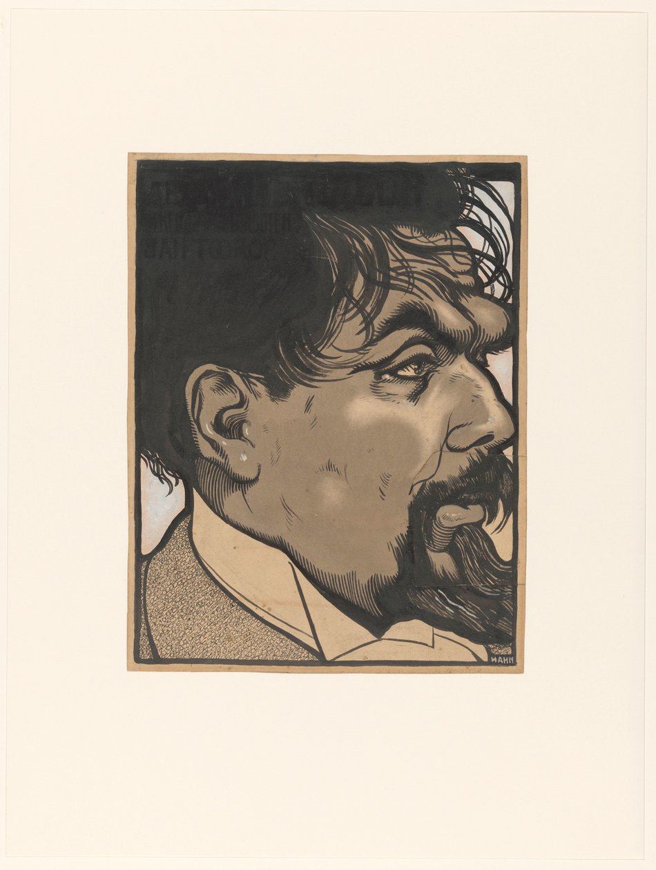 Portrait of Jan Toorop by Albert Hahn (I)