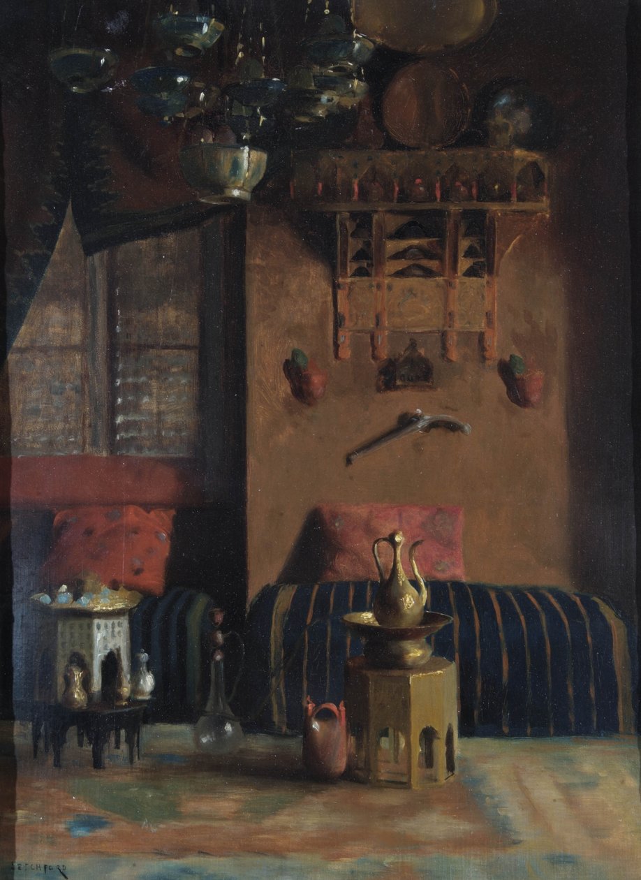 Sir Richard Burton's Smoking Room by Albert Letchford