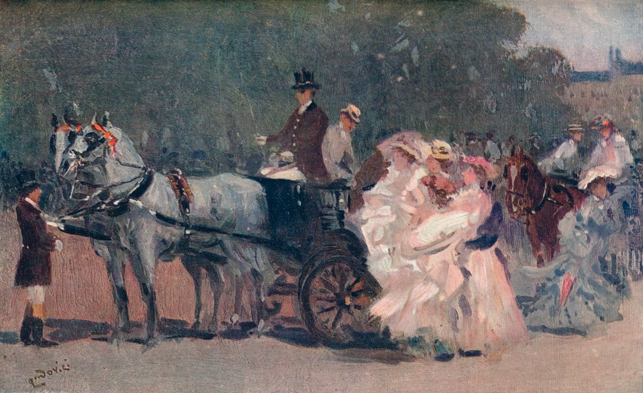 White and Pink Tulle - In The Park by Albert Ludovici